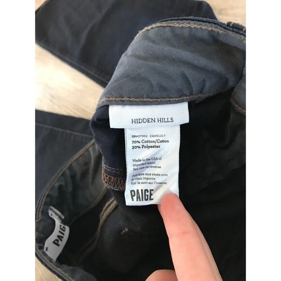 EUC women’s Paige dark blue jeans boot cut size 20 2-button - Picture 5 of 8